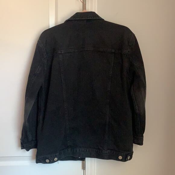 NWOT Madewell Oversized Trucker Jean Jacket in Lunar Wash - Picture 6 of 11